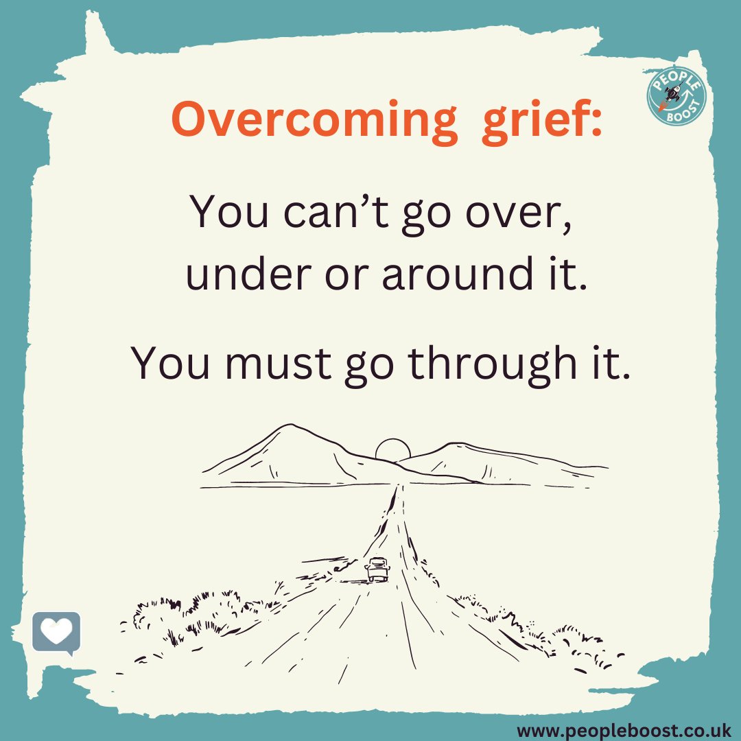 BoostPeople's tweet photo. You can of course choose to ignore it, bury it, avoid it but the risk is then that is becomes what is known as unresolved grief that is damaging to you and those around you.

The Grief Recovery Method is a way through...

#grief #griefhelp #griefrecovery #loss https://t.co/AiREMNVleX