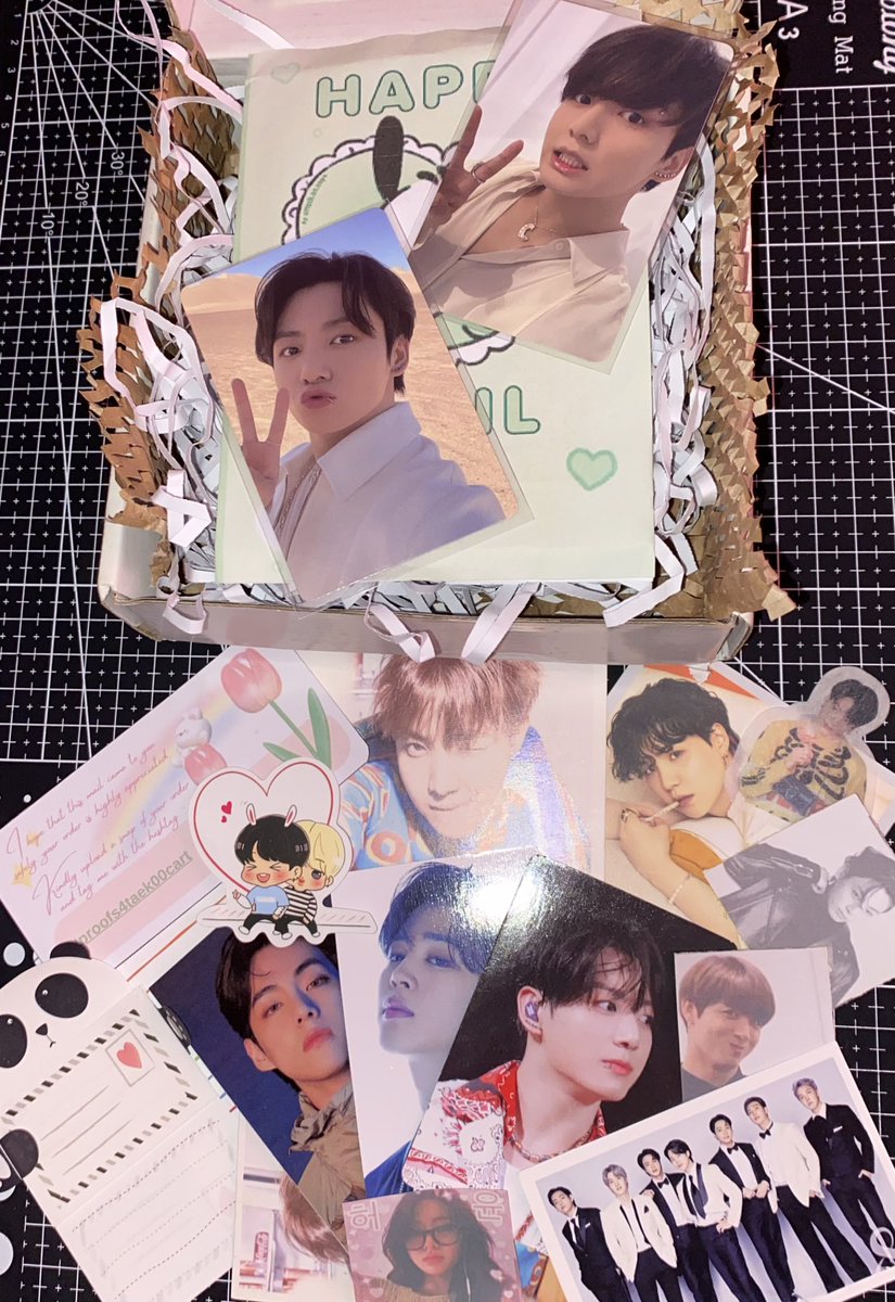 koowants's tweet photo. ♡ ー #jkaemails！💌 ・・・

ー　HII JK BABIES ARE HOME !! thank you for the safe and secure packaging, and friendly transaction ♡ thank you SM for the generous freebies as well! hoping to transact w u again! 🤍

⤷ @TAEK00CART #proofs4taek00cart 𐐪𐑂 https://t.co/yq765GkbxE