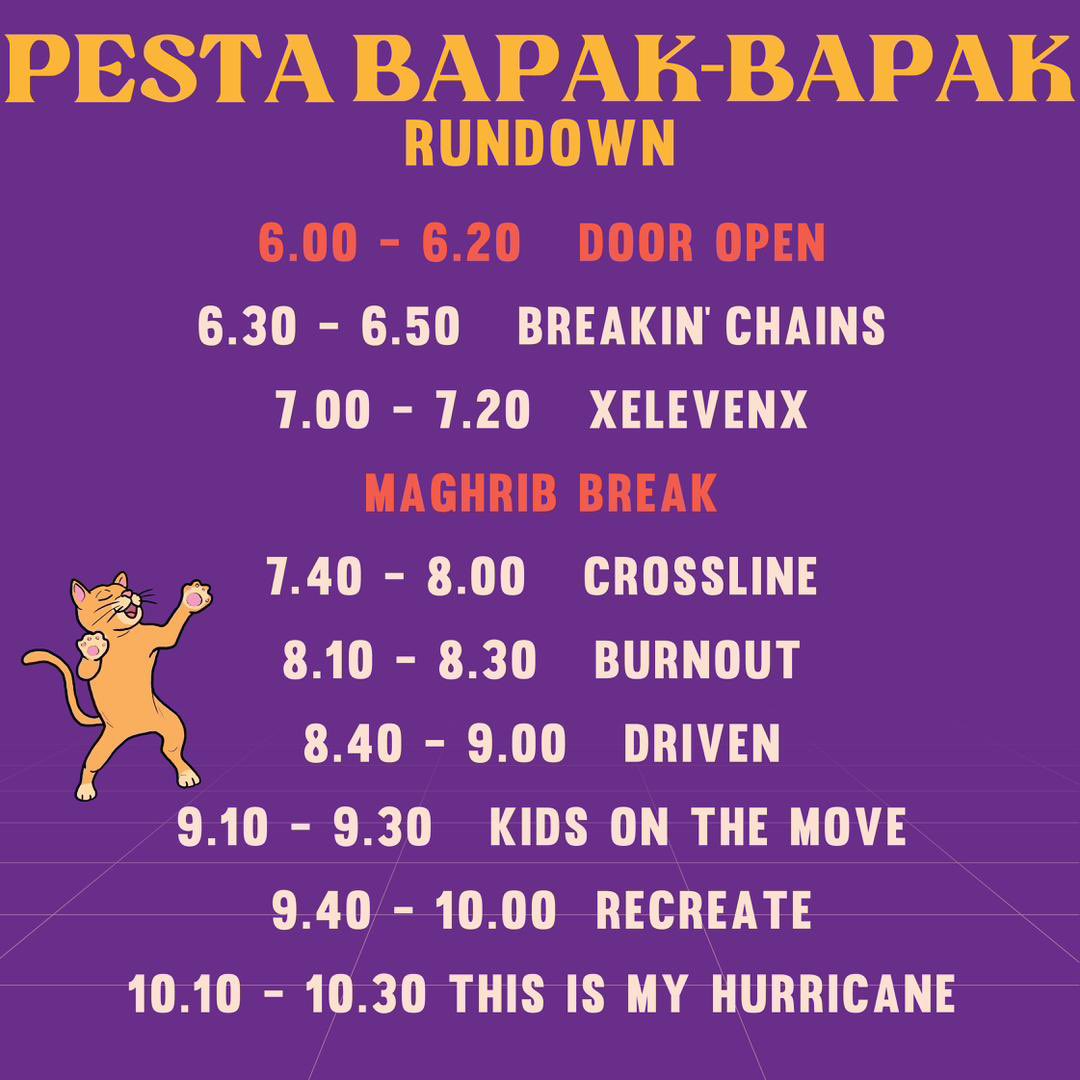 PESTA BAPAK-BAPAK RUNDOWN