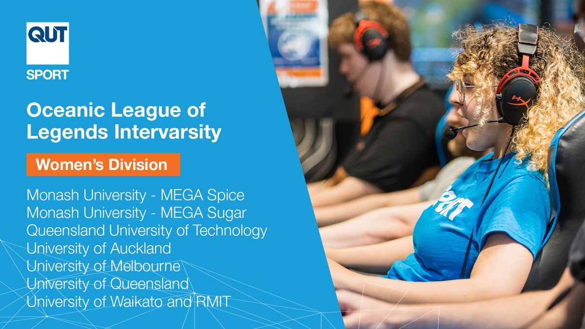 Your 2023 Semester 2 Oceanic League of Legends Intervarsity teams 🙌