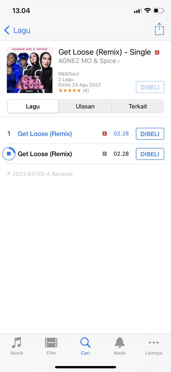 Udah bisa dibeli diitunes ya <a href="/the_agnation/">AGnation Official</a> <a href="/agnezmo/">AGNEZ MO</a> <a href="/spiceofficial/">Spice 👸🏾🇯🇲</a>