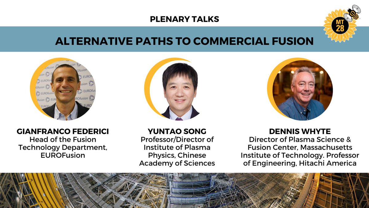 iterorg's tweet photo. The final plenary talk of the #MagConfMT28 is organized as a special forum. The speakers will cover the current state of #magnet technology, magnet development direction, and the issues that need to be solved on the way to commercial fusion energy.
https://t.co/3NLplSj5kD https://t.co/wYwfBHhlrG