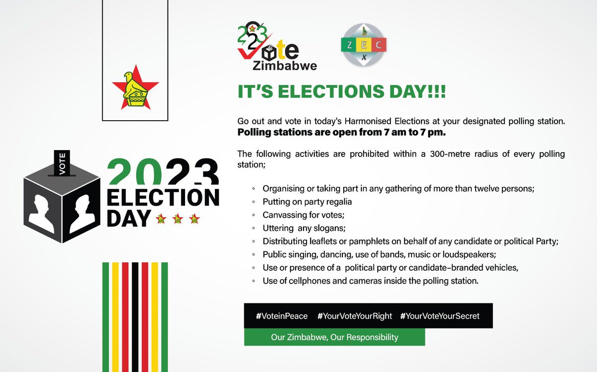 Let’s do this! 🇿🇼
#ZimElections2023 #ZimbabweDecides2023 #ZimbabweElections