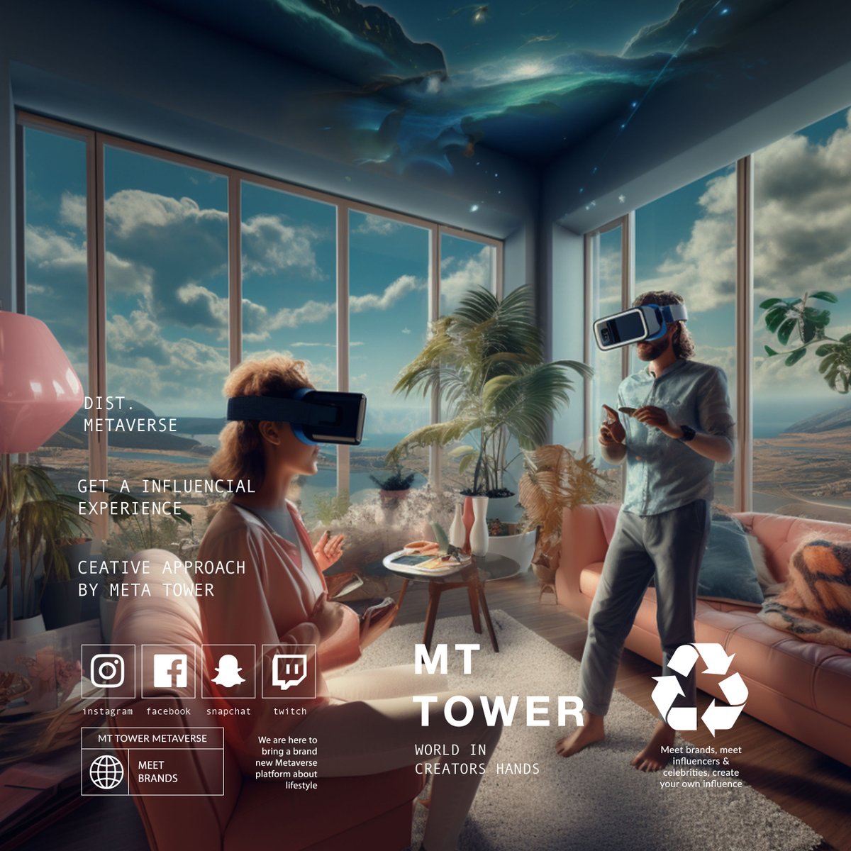 mt_tower's tweet photo. We're changing the rules of the game in interior presentation! 🏠🚀 We offer unique visualizations in our metaverse that will transport your projects into the world of interactive reality. Give your clients a new dimension of experience! 🌐✨ #3dvisualizations #vr #futuredesign https://t.co/Dlbj1o5fE2