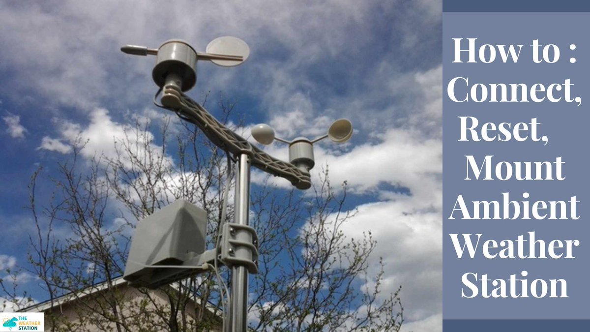 Elevate your weather tracking game with ease! 🌦️📊 Learn how to effortlessly connect, reset, and mount your #AmbientWeatherStation

Weather enthusiasts, it's time to level up your setup!

the-weather-station.com/ambient-setup-…

 ☀️🌧️ #WeatherStation #SetupGuide #WeatherEnthusiast
