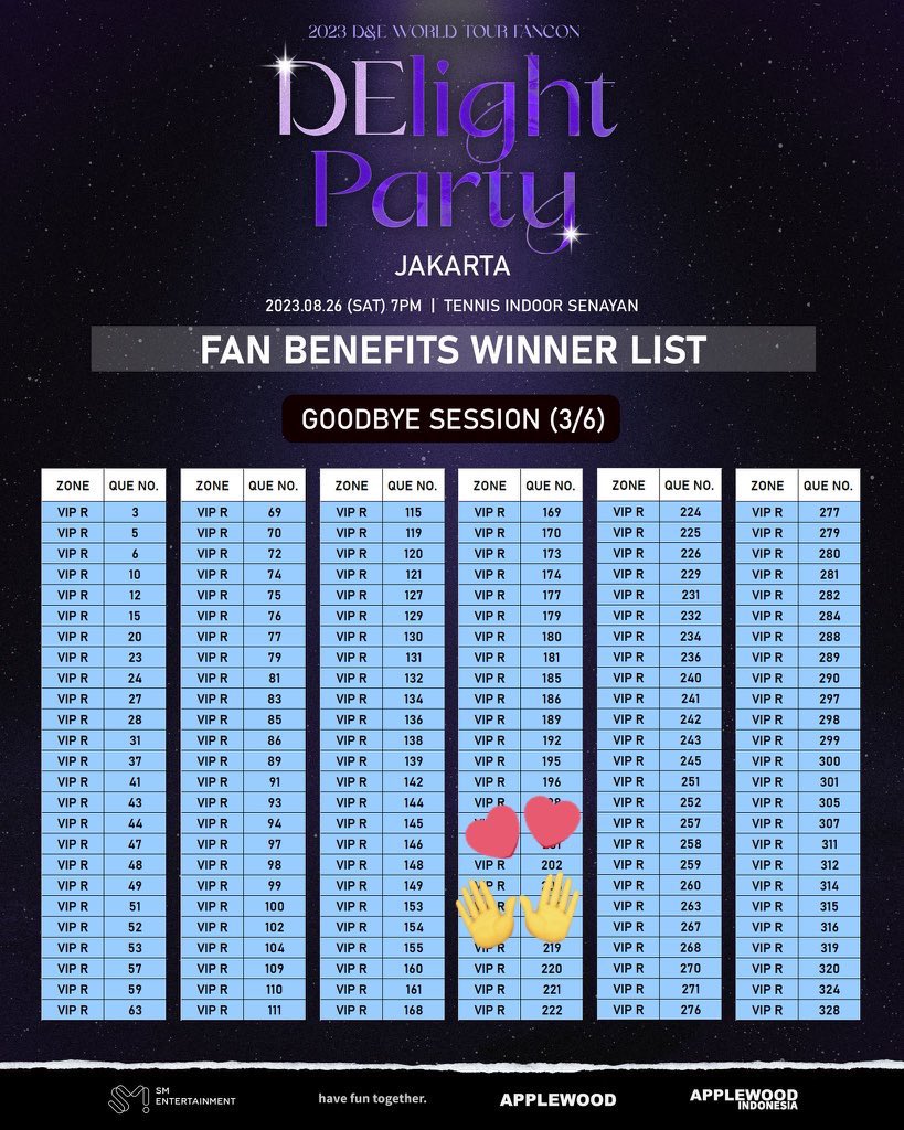 1bbinstar_'s tweet photo. WTS tiket supet junior D&amp;E DElight Party in Jakarta 

✅ VIP-R sn 202
✅ with all benefit
✅ bisa dm ke ig babyciken94 

wts wtb DElight Party in Jakarta  

#SuperJuniorDnE #DElight_Party https://t.co/M0g3DGnDzB
