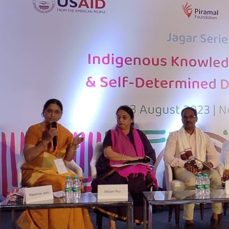 IBC_PF's tweet photo. @USAndIndia @usaid_india @PiramalFdn @PiramalS Rajashree Joshi, Programme Director, #BAIF emphasized the need for creating sustainable livelihood opportunities for traditional healers in order to encourage practitioners and income opportunities at the community level. #indigenousknowledge4dev #jagarseries https://t.co/qNfQkBzkVY