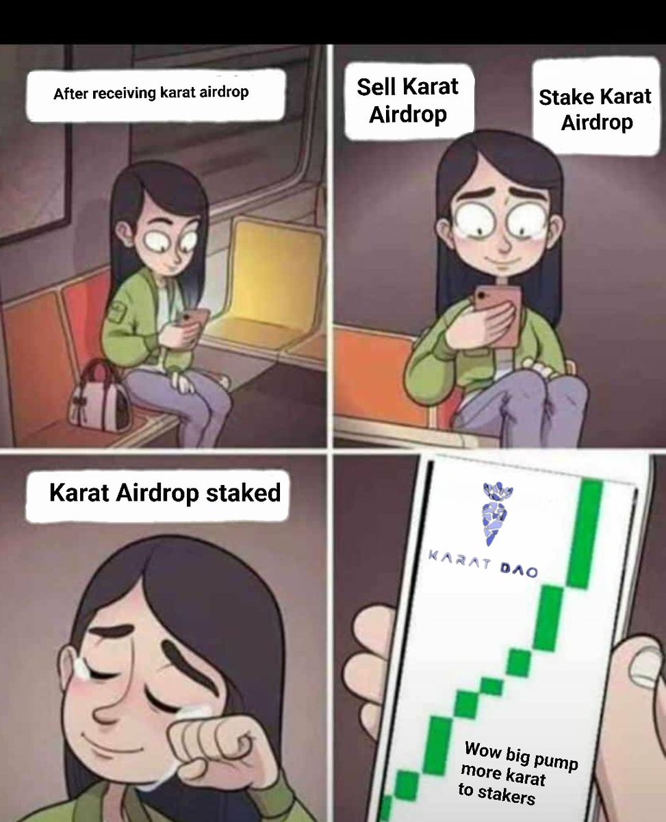 CosmosBuzz's tweet photo. @KaratDAO 

Stake your karat guys HODL is  karat gold haha

#KaratDAOMemecontest https://t.co/AHyhsM7pfU