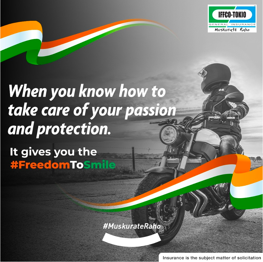 IFFCO__TOKIO's tweet photo. When you embrace self-care as your daily ritual, you earn your #FreedomToSmile. Watch your life flourish with #IFFCOTOKIOโs insurance plans. #MuskurateRaho https://t.co/U9YqwKsDLp