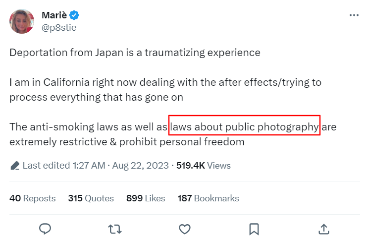 SwannMarcus89's tweet photo. LMAO she got deported from Japan for this!  😆😆😆 https://t.co/LOCUwg82SK