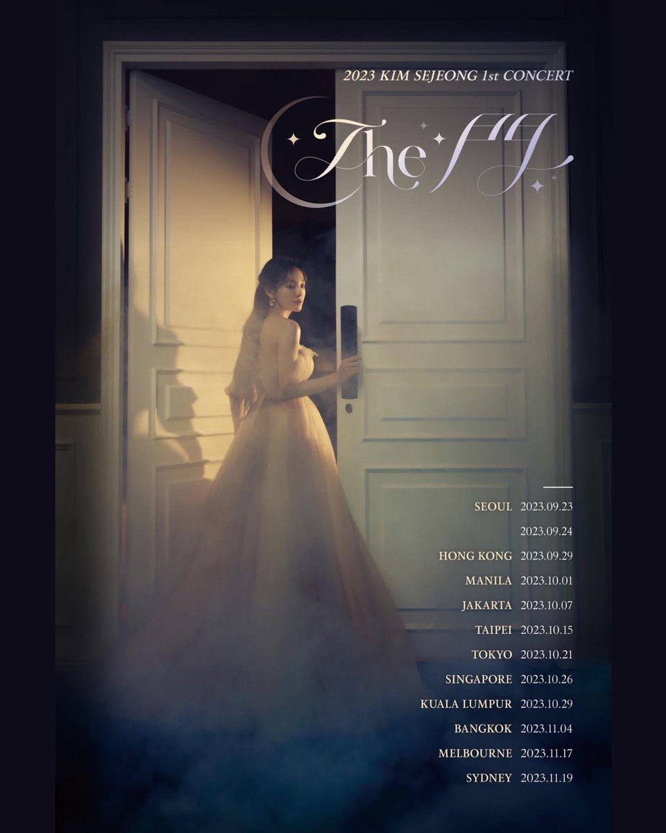 MetaLiveWorld's tweet image. 2023 KIM SEJEONG 1st CONCERT TOUR ‘The 門’ in SINGAPORE &amp;amp; KUALA LUMPUR

📣 Get ready, SESANG! Kim Sejeong is bringing her 1st solo concert to Singapore and Malaysia!🙌🏻

Stay Tuned for more details 🥰

#김세정 #KimSejeong #세정 #Sejeong #The門
#kimsejeonginkl #kimsejeonginsg