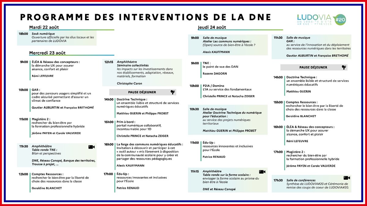 🤔 Envie d'en apprendre plus sur les projets d'@edu_num ? Rejoignez-nous sur le stand d'@edu_num (EW5) de #Ludovia20 ! 🔝