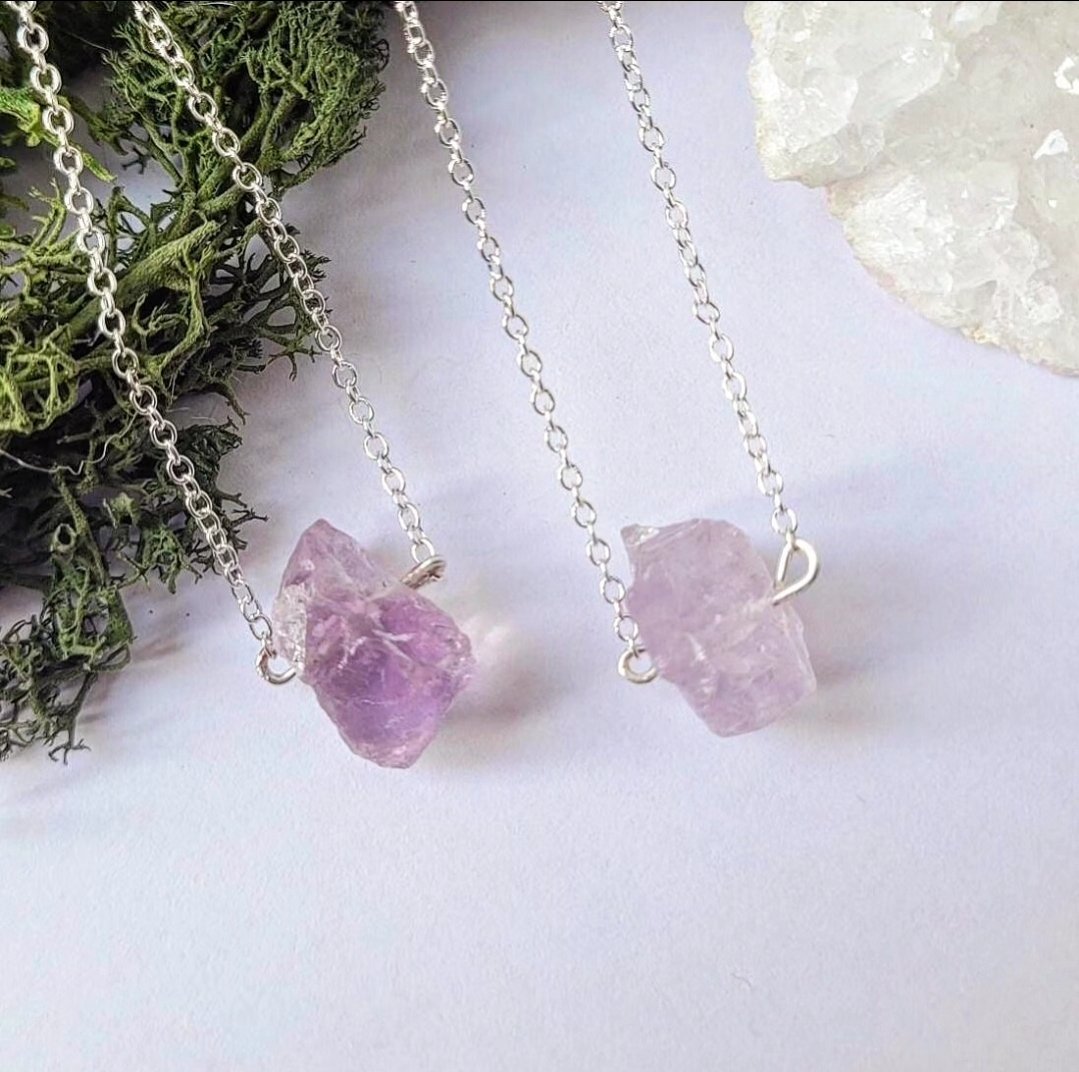 Amethyst is a meditative and calming stone which promotes calm, balance and peace. It is also used to stimulate the crown chakra and in doing so can help develop psychic gifts.

crystalsofthemoon.uk
#MHHSBD #EarlyBiz #BreakTimeHour #ForNetworking #HandmadeHour #MakersHour