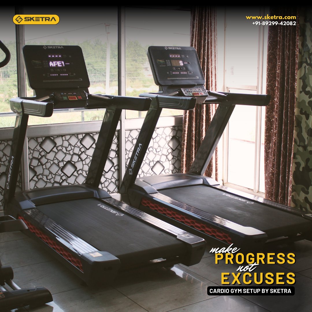 Make Progress, Not Excuses- #sketradotcom
.
🌐 WEB: sketra.com
📞 TOLL FREE: +91-89299-4205
.
.
.
#sketra #cardio #gymsetup #treadmill #commercial #crosstrainer #fitness #gym #running #gymtime #Homegym #trending #viralpost #fitnesslife #fitforlife