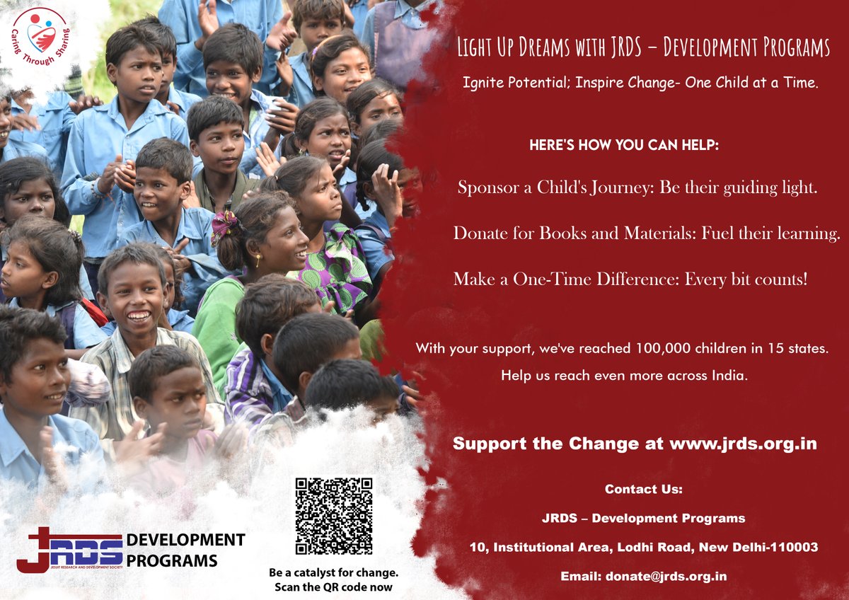 JRDS_DP's tweet photo. Elevate the power of dreams with #JRDSDevelopmentPrograms. Join us in making a meaningful impact through the gift of #education. Support #SponsorAChild, #SendChildrenToSchool, and donate for books and materials. Learn more at https://t.co/zbpaFmVtQu https://t.co/L2C9Pu3ZSD