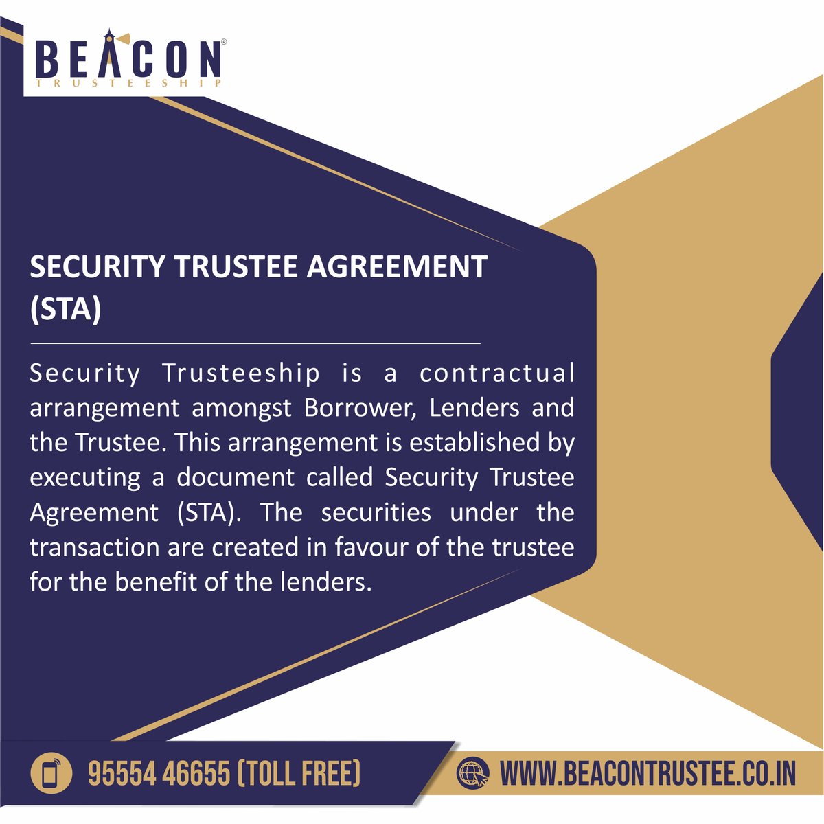 🔒 Exploring the Importance of Security Trustee Agreements! 🔐

For More Information: beacontrustee.co.in

#BeaconTrusteeship #SecurityTrusteeInsights #FinanceDemystified #KnowYourAgreements #EmpowerYourself #FinancialLiteracy101
