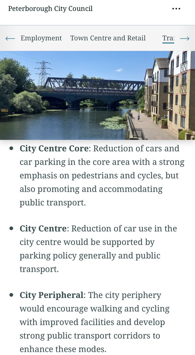 PboroCycling's tweet photo. Pleased to see Local Plan Review keeping cycling front &amp; centre, whilst acknowledging need to reduce car use &amp; parking.

A lot of noise from politicians, but our transport policy is clear.

@paulbristow79 @LabourPBoro @BoroLibDems @PboroGreenParty @PoliticsPboro @PbConservatives https://t.co/4ta14kTU7O
