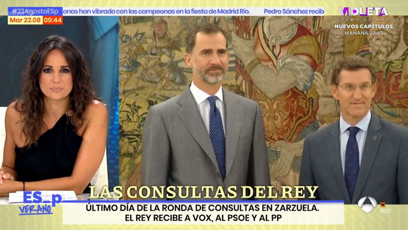 atresmediacom's tweet photo. #Audiencias I

🥇 '@EspejoPublico Verano' repite liderazgo en la mañana con su 3ª mejor cuota, un 13%

📺 Consigue más de 350.000 seguidores de media y 2.447.000 espectadores únicos

🏆 Lidera también en Target Comercial (13,9%) https://t.co/iu7FVVq4jq