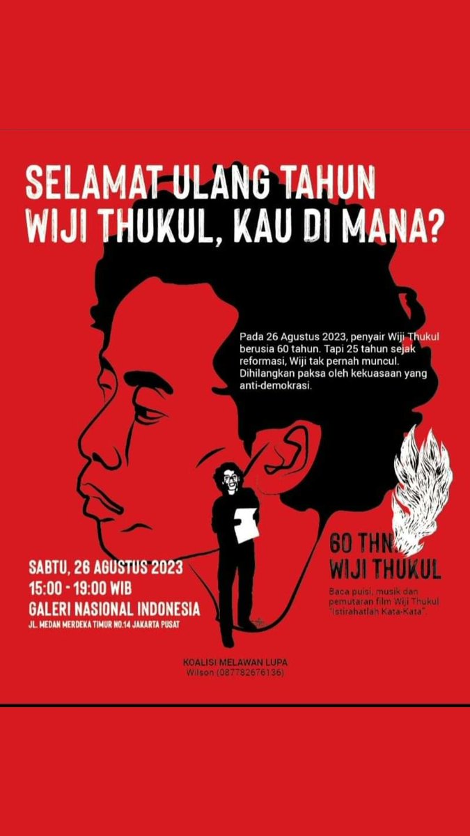 Kau di mana, Wiji Thukul ?