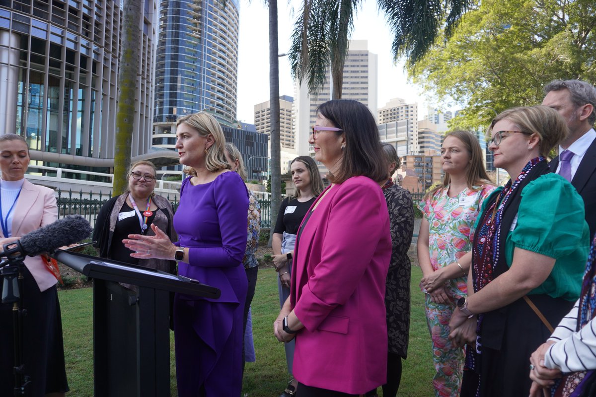 $16 million of funding for QLD midwives announced by <a href="/ShannonFentiman/">Shannon Fentiman</a>  following QNMU and <a href="/MidwivesACM/">ACM</a>'s midwifery funding rally on Monday. 
Media Release: bit.ly/3KQaUWm