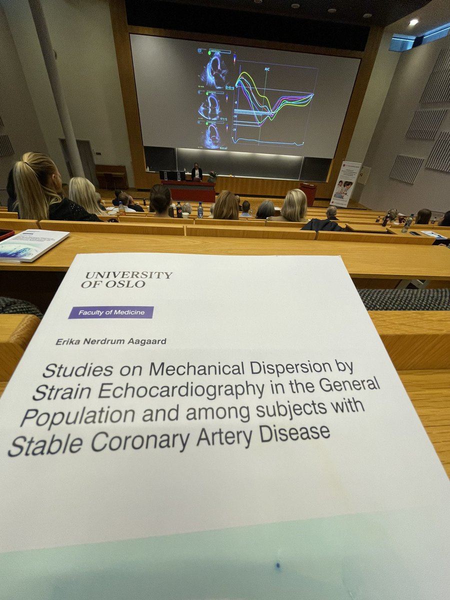 CRG_Norway's tweet image. Congratulations to @AagaardErika who elegantly defended her thesis on #MechanicalDispersion #echofirst @Ahus_no 🌟

Truly brilliant opposition from @TorBiering and @VDelgadoGarcia