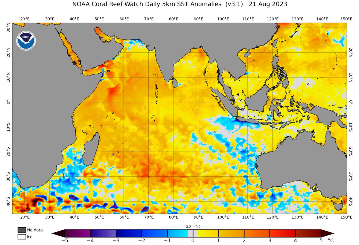 weatherzone's tweet image. A positive Indian Ocean Dipole (IOD) pattern has started to emerge to the northwest of Australia, increasing the likelihood of abnormally warm and dry weather over large parts of the country this spring.

More details at bit.ly/3E8wmSL