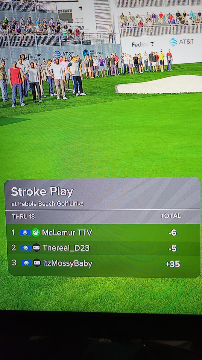 idkmattrey's tweet image. 4-0 😎 #PGA2k23