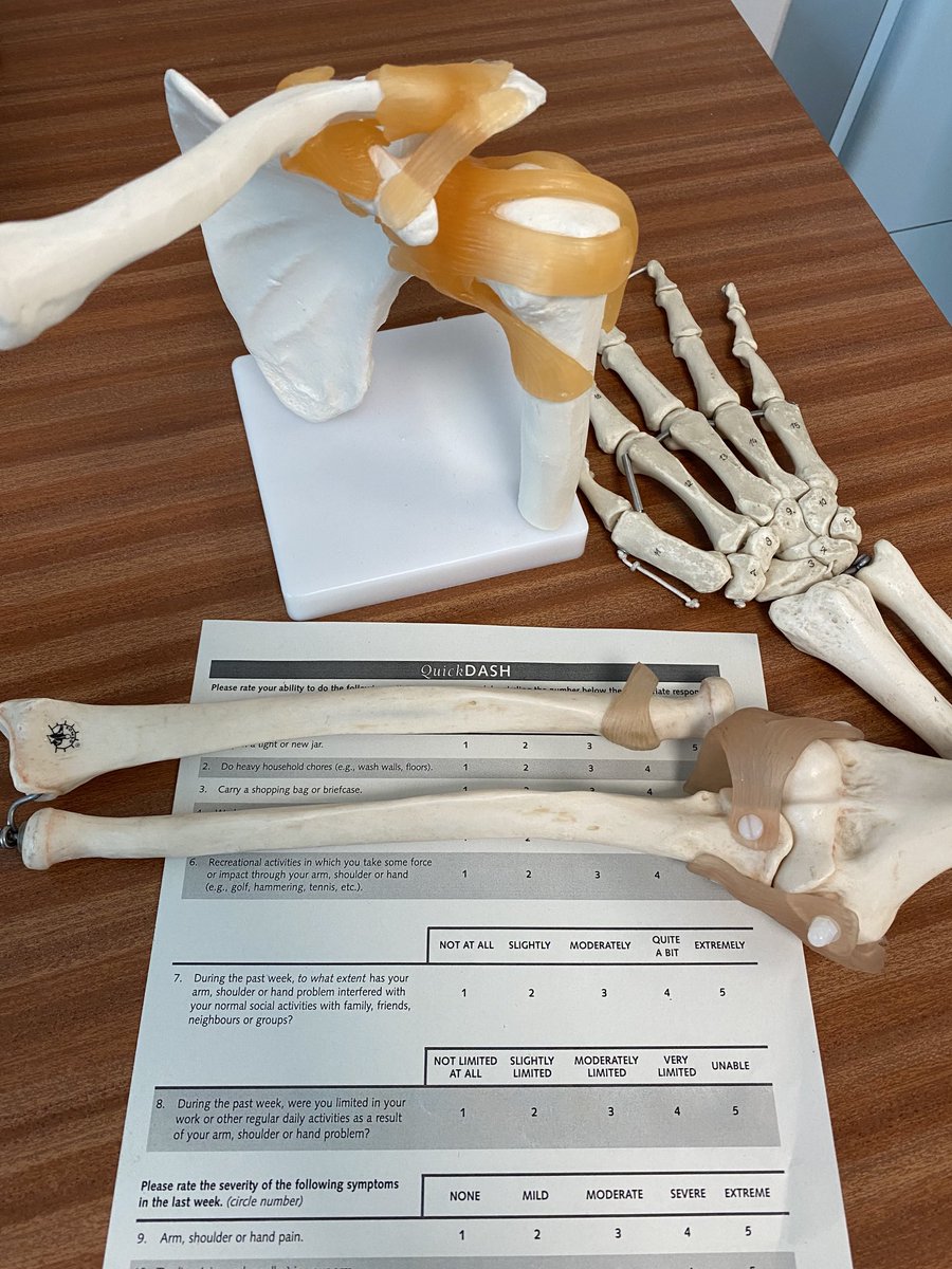 KTheivendran's tweet photo. In clinic this morning. All ready with #PROMs #QuickDASH and clinical 3D models for patients to discuss their conditions through shared decision making. Also I can’t wait to get @open_Outcomes deployed @SWBHnhs to finally remove paper #PROMs https://t.co/FD4FEUiXWb