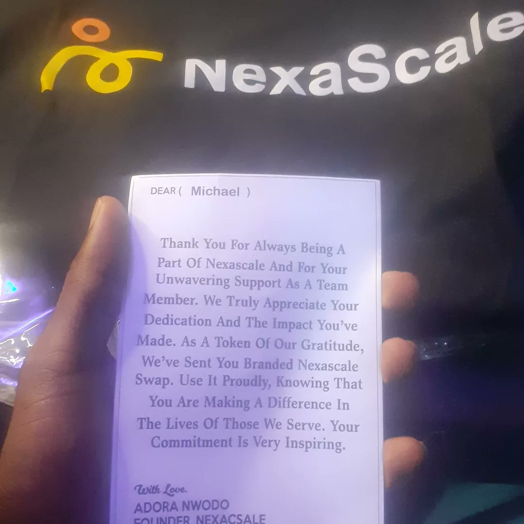 visualzbymike's tweet photo. A thread!
Over 3 months ago I joined the NexaScale work team as a visual designer, how I joined is still a wow... Our CEO Adora Nwodo is sincerely a sweet soul from the very first start... from Twitter.
#nexascale #adora #tech #community #people #visualzbymike #design #cloud https://t.co/WWYrLN1C2J