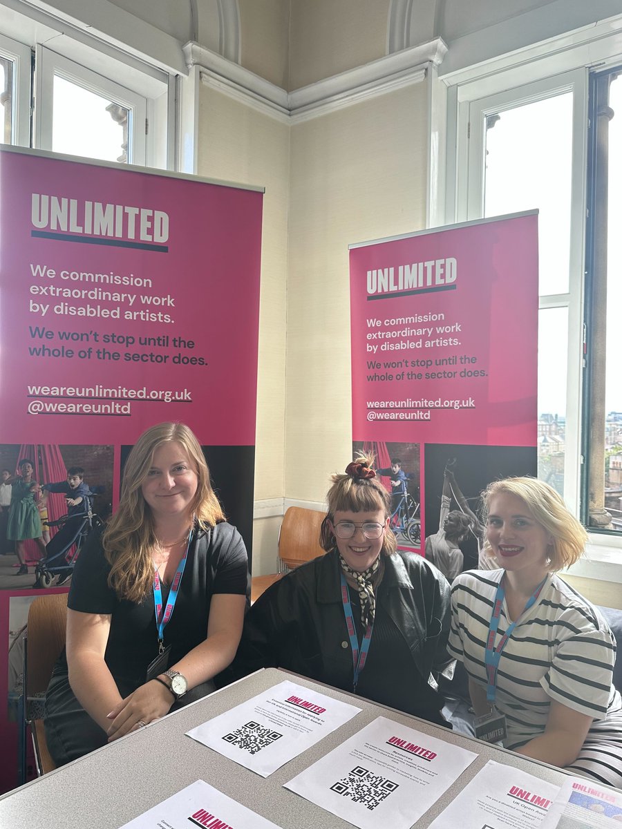 Our programme team at Fringe Fair yesterday. ✨

Thanks to everyone who came to say hello! We had a great time meeting all of you. 

#EdFringe