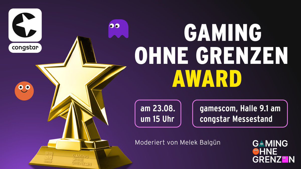 Linda Scholz (@linscholz) on Twitter photo Ich durfte Teil der Jury des 1. <a href="/GGrenzen/">Gaming ohne Grenzen</a>-Awards sein & die Stimmen der Jugendlichen aus den Spieletestgruppen & der Jugendredaktion vertreten.
// Wann? Heute, am 23. August 2023 um 15 Uhr
// Wo? <a href="/gamescom/">gamescom</a> Halle 9.1 am Stand von <a href="/congstar/">congstar</a>
// Moderiert von <a href="/m3lly/">m3lly.the.one</a> 🎤
#gamescom Ich durfte Teil der Jury des 1. <a href="/GGrenzen/">Gaming ohne Grenzen</a>-Awards sein & die Stimmen der Jugendlichen aus den Spieletestgruppen & der Jugendredaktion vertreten.
// Wann? Heute, am 23. August 2023 um 15 Uhr
// Wo? <a href="/gamescom/">gamescom</a> Halle 9.1 am Stand von <a href="/congstar/">congstar</a>
// Moderiert von <a href="/m3lly/">m3lly.the.one</a> 🎤
#gamescom