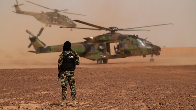 jcokechukwu's tweet photo. BREAKING: Algeria has reportedly rejected French request to use its Airspace for military intervention in Niger.
Imagine! Why does France need an airspace for operations if it’s just ECOWAS that’s planning a military intervention in Niger? So, Laurent Gbagbo/Ukraine 2.0 in president day AFRICA? God will see us through. We know they’re planning feverishly to set our region on fire, but like I always say, if Africans will unite at this critical moment in our lives as a people, where no creed, color or caste matters, but just that resilient, triumphant African spirit, we can make a huge break for it.
Well done, Algeria!
REPORT:
Algerian national radio reported late on Monday that it had learned from sources that Paris was planning a strike against Niamey's new military rulers if they did not release Bazoum, who has been held in detention since July 26.
“Faced with Algerian refusal, France turned to Morocco, asking for authorization to pass its military planes through its airspace,” state radio said, according to the Nova News Agency.
France, which has some 1,500 troops in its former colony Niger and has been conducting operations in the Sahel region against jihadist insurgencies, has been accused by the coup leadership of plotting to intervene militarily to restore the ousted president’s rule.
The French foreign ministry denied any intention of armed intervention in the West African country but has repeatedly stated that it supports the efforts of the West African regional bloc ECOWAS, which has threatened to use force to reverse the coup.