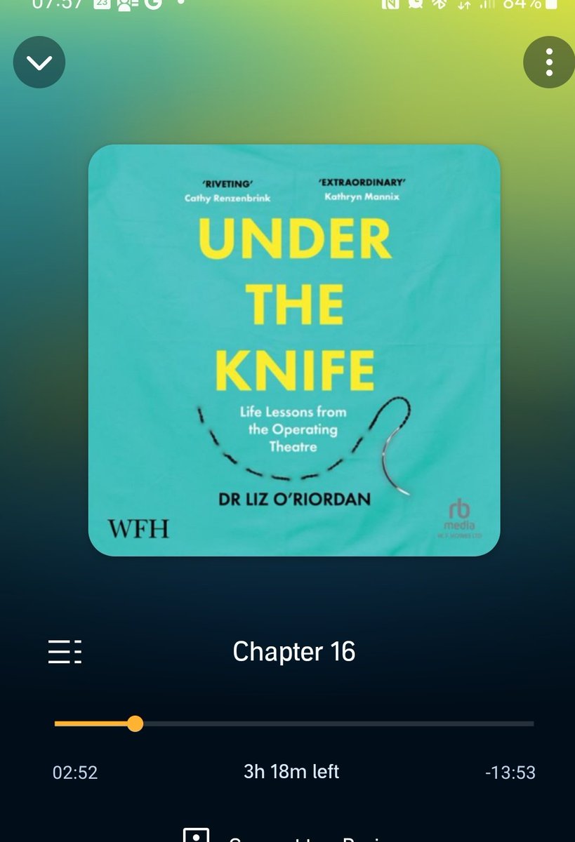 Alice_RoseCP's tweet photo. Powering through @Liz_ORiordan's brilliant book at an alarming rate. I'm going to need recommendations for what's next...(Needs to be good on audio! ) https://t.co/78kKxPjbzq