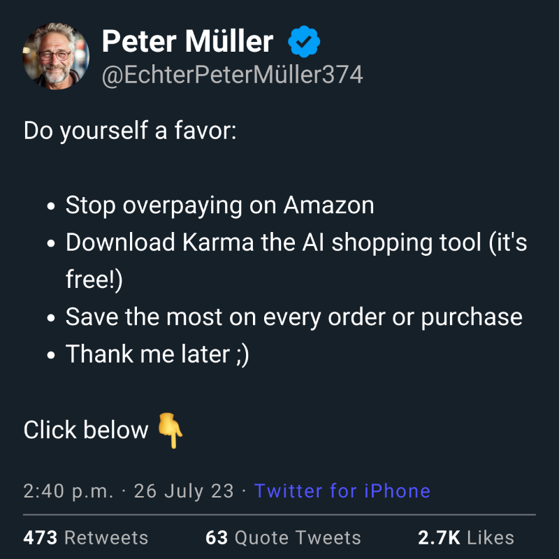 karma_shopping's tweet photo. Don't overpay on Amazon Prime Day again! Use this Amazon shopping hack that is like Prime Day but on steroids.