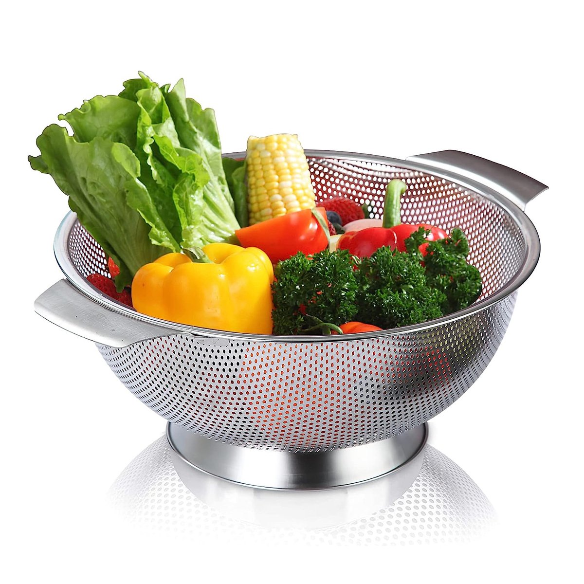 supplies24037's tweet photo. Are you tired of dealing with clogged drains and messy kitchen sinks? 
Introducing this Stainless Steel Colander Basket with Steel Handle &amp; Solid Base.
Your Perfect Kitchen Companion! https://t.co/VazeWkDB1V