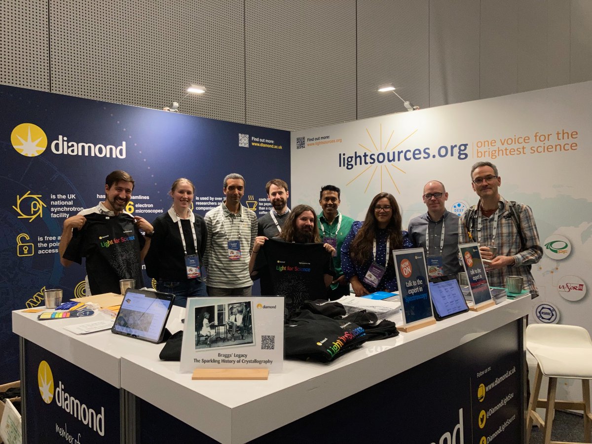 Diamond Light Source (@diamondlightsou) on Twitter photo <a href="/IUCr2023/">IUCr2023</a> is on! 🇦🇺 Come and talk to us about facilities, instruments, research projects, career/studentship opportunities at <a href="/DiamondLightSou/">Diamond Light Source</a> and find out more about <a href="/lightsources/">lightsources.org</a>💡 <a href="/IUCr2023/">IUCr2023</a> is on! 🇦🇺 Come and talk to us about facilities, instruments, research projects, career/studentship opportunities at <a href="/DiamondLightSou/">Diamond Light Source</a> and find out more about <a href="/lightsources/">lightsources.org</a>💡