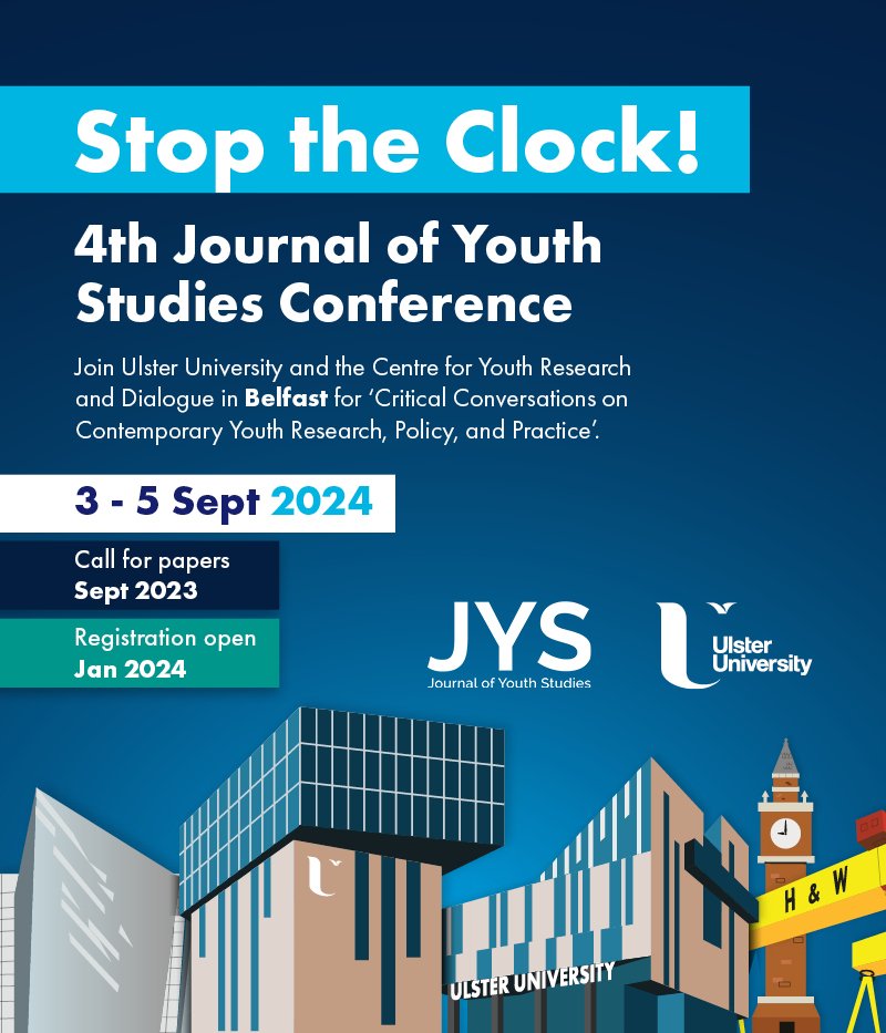 Boom Boom Boom!
*Please RT*
(Call for Papers in September....)

<a href="/JofYS/">J of Youth Studies</a> 
<a href="/DrDanWoodman/">Professor Dan Woodman</a> <a href="/TracyShildrick/">Tracy Shildrick</a> <a href="/stevethready75/">Steven Threadgold</a> 
@DavidFarrugiaAU @saaltone <a href="/ShaneBlackman77/">Shane Blackman</a> <a href="/siobhanmc74/">Siobhan McAlister</a> <a href="/GailNeill/">Gail Neill</a> @sukimorg 
#Youth #YouthStudies