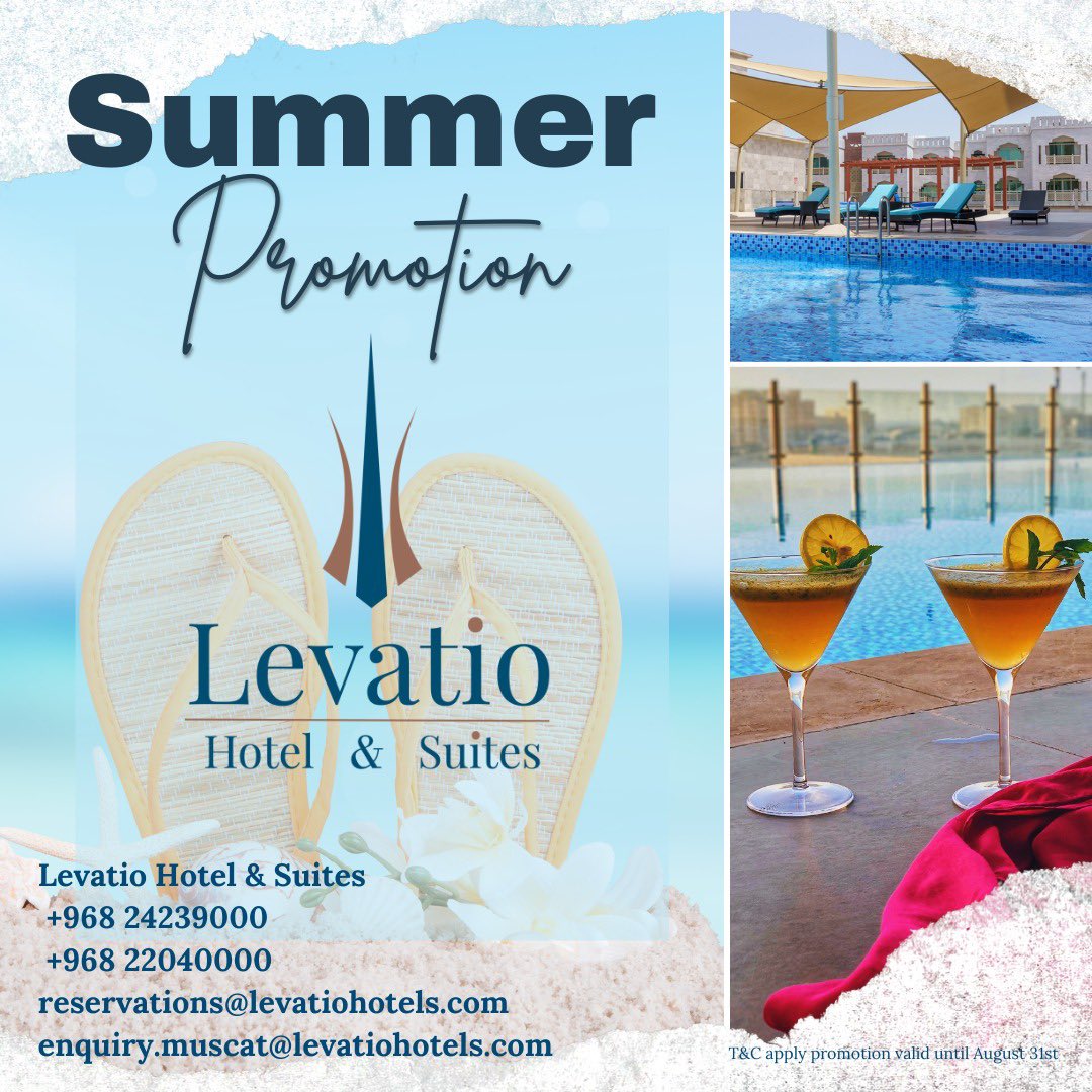 timesofoman's tweet photo. Sponsored:
Signature of Comfort!
#levatiohotelmuscat #levatio https://t.co/wg8sXj0mgN