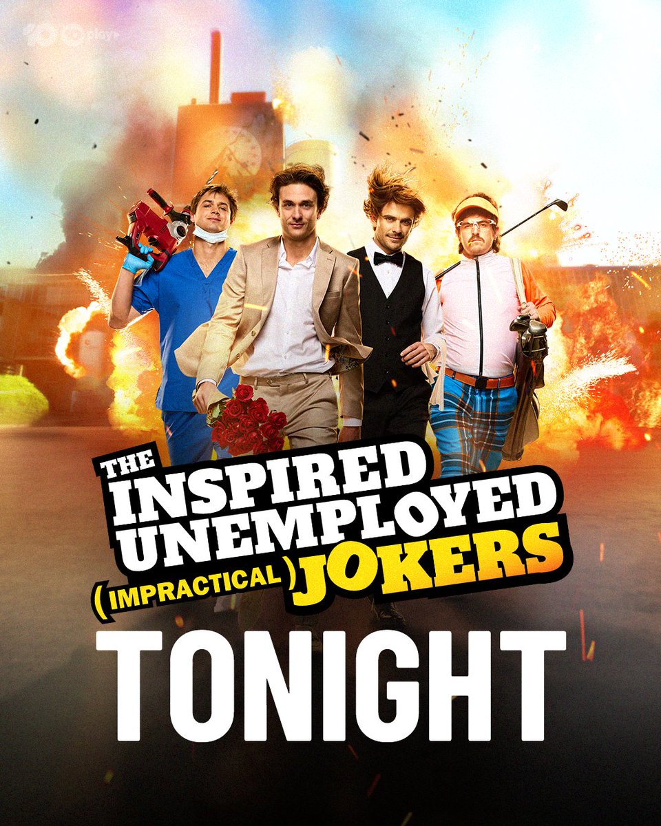 Channel10AU's tweet photo. Laughter overdose! 🤣

#TGYH and The Inspired Unemployed (Impractical) Jokers from 7.30 Tonight on 10 and 10 Play.

#Comedy #CeliaPacquola #GuyMontgomery #DanielleWalker #AaronChen #VirginiaGay #BlueDoor #InspiredUemployed #ImpracticalJokers https://t.co/Tyhk9PjqAQ
