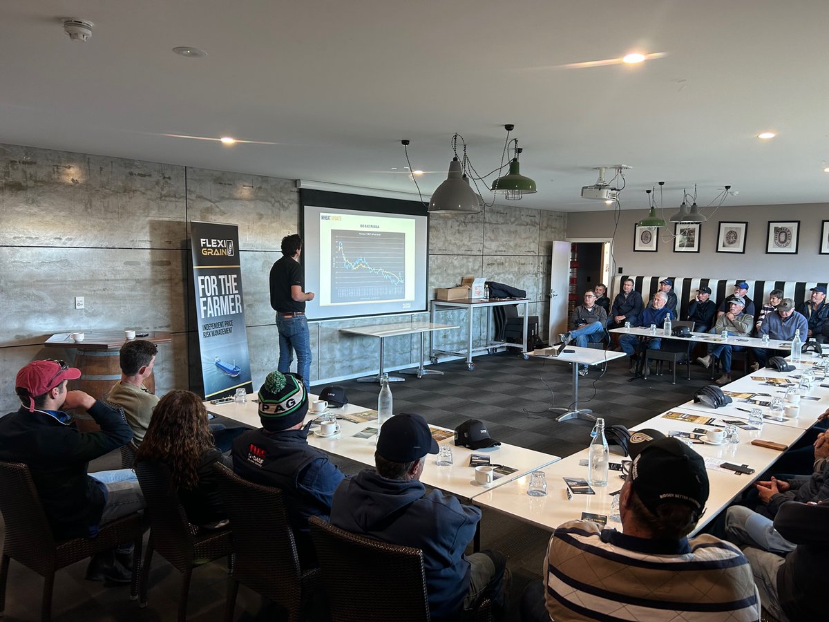 Flexi_Grain's tweet photo. It was fantastic to have 36 local growers attend yesterday's Flexi Grain grower meeting in Wallaroo, South Australia.

Growers took a tour of the new @TPortsAus Wallaroo site development with great conversations around export and current grain market implications.
#harvest23 https://t.co/zrdes3DPy1