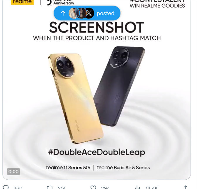 sumeetsaurab's tweet photo. @realmeIndia #DoubleAceDoubleLeap https://t.co/L00cxqhUNS