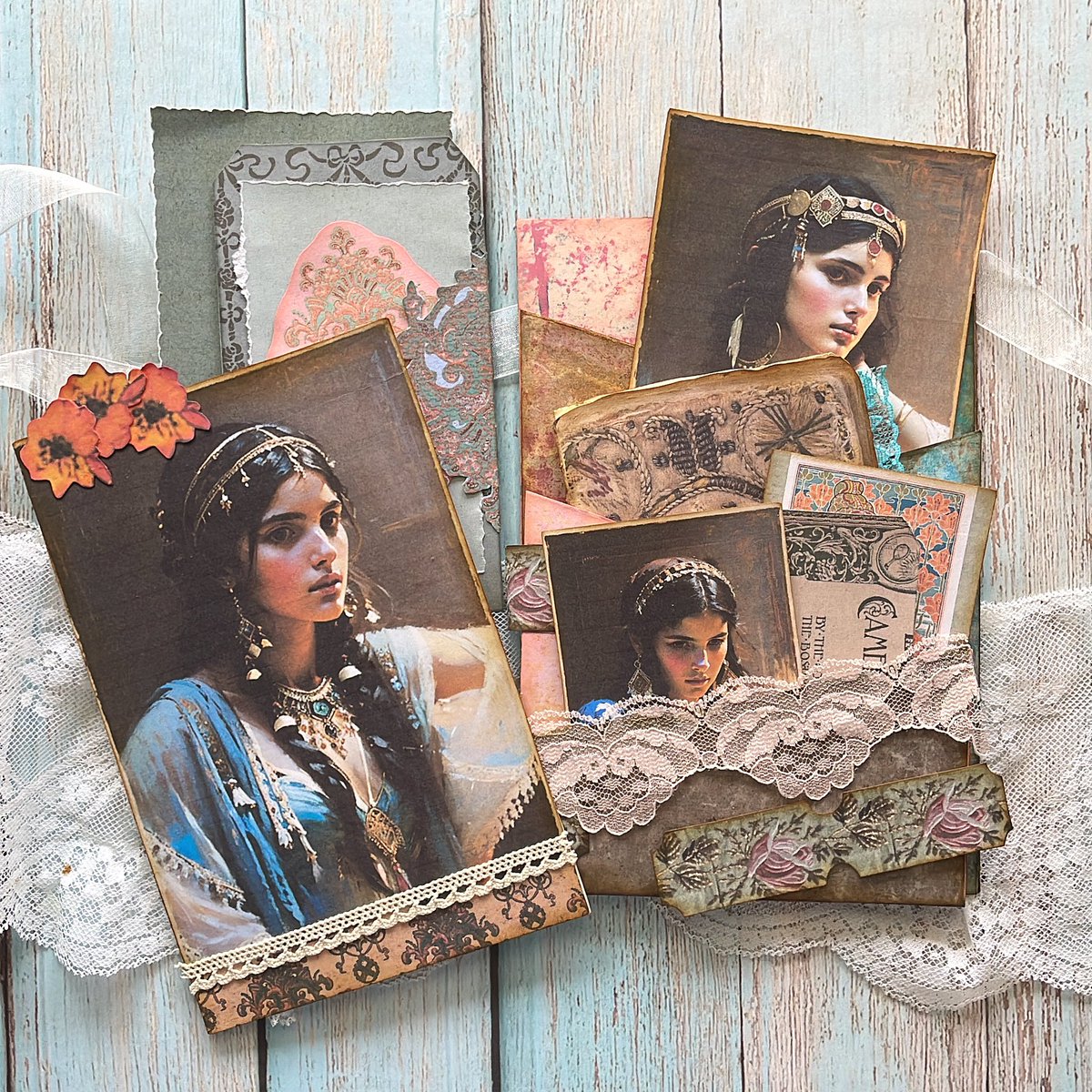 PapeterieRed's tweet photo. Bohemian

#junkjournal #bohemian #journal #ephemera #lovinglyhandmade https://t.co/vTI0Pzdozx