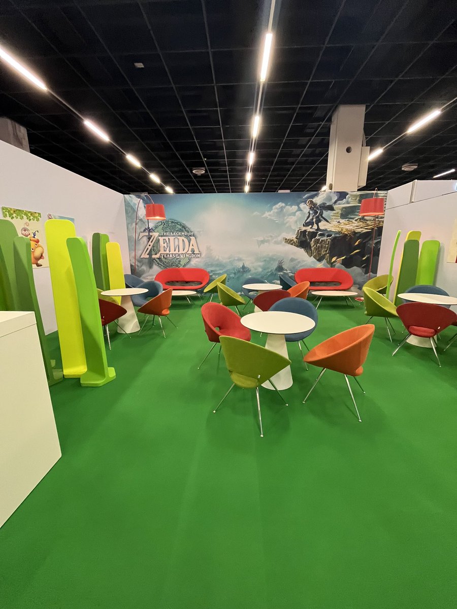 AnniStielner's tweet photo. Es geht los 🎉 #gamescom2023 #nintendo https://t.co/IeskYbWSI3