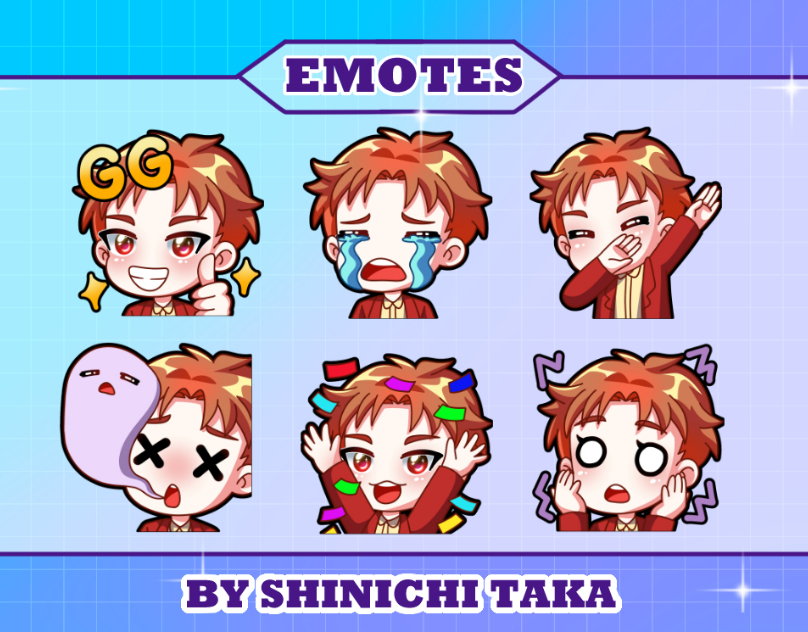 the_luckee's tweet photo. @knoxical Hello (＾▽＾)
My name Shinichi Taka, I'm opening commission for Twitch Emotes. 
◇ Pricelist:
1 Emote/Badges : $5
6 Emotes/Badges : $25
12 Emotes/Badges : $50

◇ TAT: 7 Days
◇ PayPal 
◇ Commercial use

For more info: https://t.co/kAYQnmGp1D
Thank you https://t.co/XPkzBnidkS