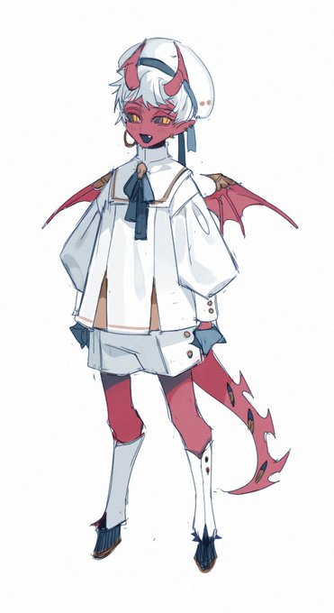 「monster boy white shirt」 illustration images(Latest)
