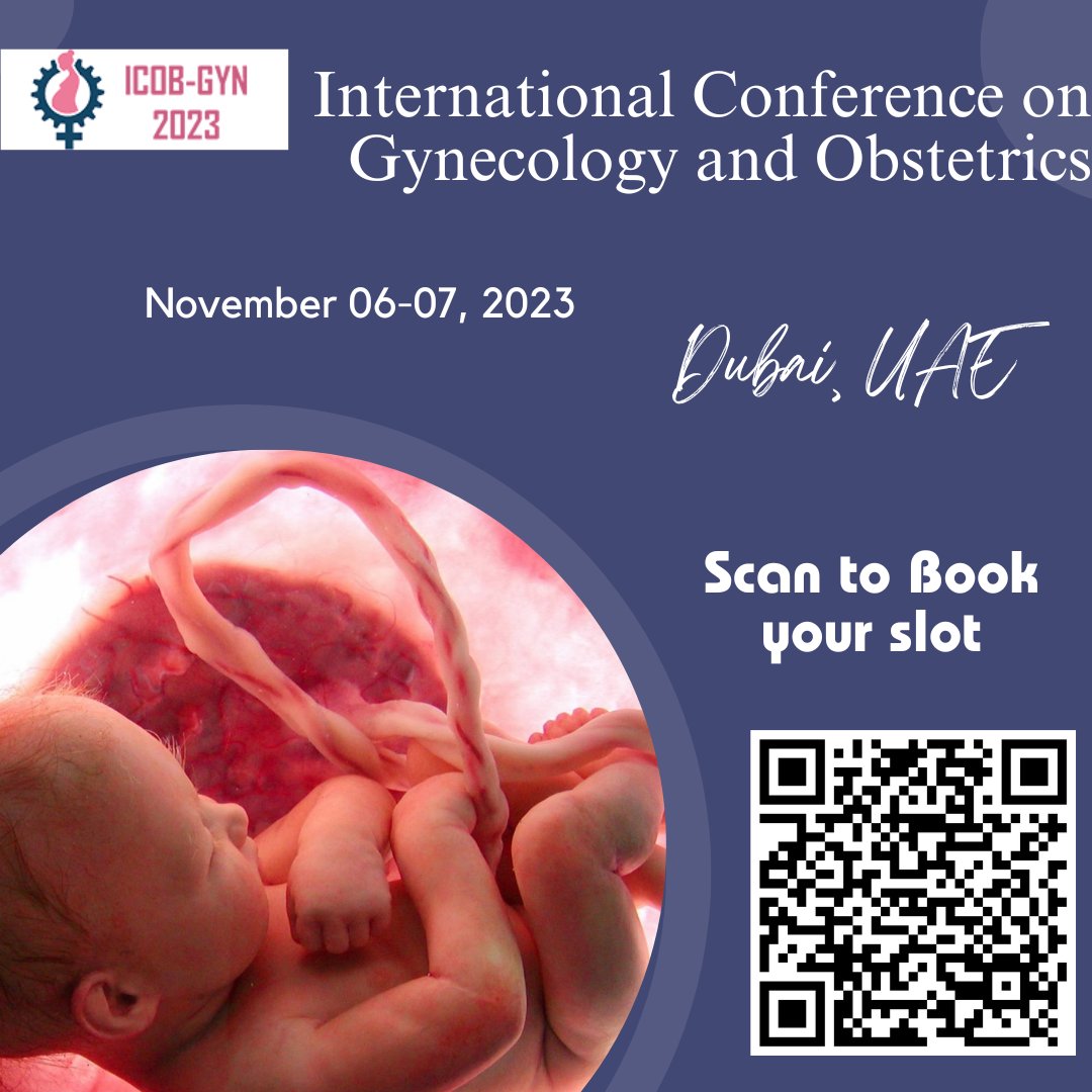 Join us and enhance your research work at the Gynecology Conference 2023 held during November 06-07, 2023 at Dubai, UAE
Don't miss...!! Special discounts are available on Group Registrations..

shorturl.at/rHPY1

#Breastcancer #Gynecologyandobstetrics #Gynecologycongress