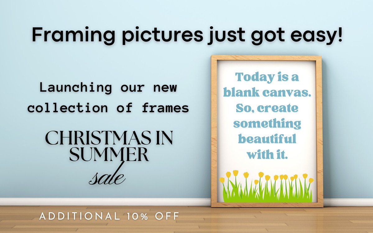 Framed Festivities: End of Summer and Christmas in Summer Wooden Frame Discounts, Frame the Seasons. #FramedFestivities #SummerEndFrames #ChristmasInSummer #WoodenFrameSale #SeasonalFrames #FramedMemories #EndOfSummerSale #SummerDecor #CustomWoodFrames

etsy.com/in-en/shop/Cit…