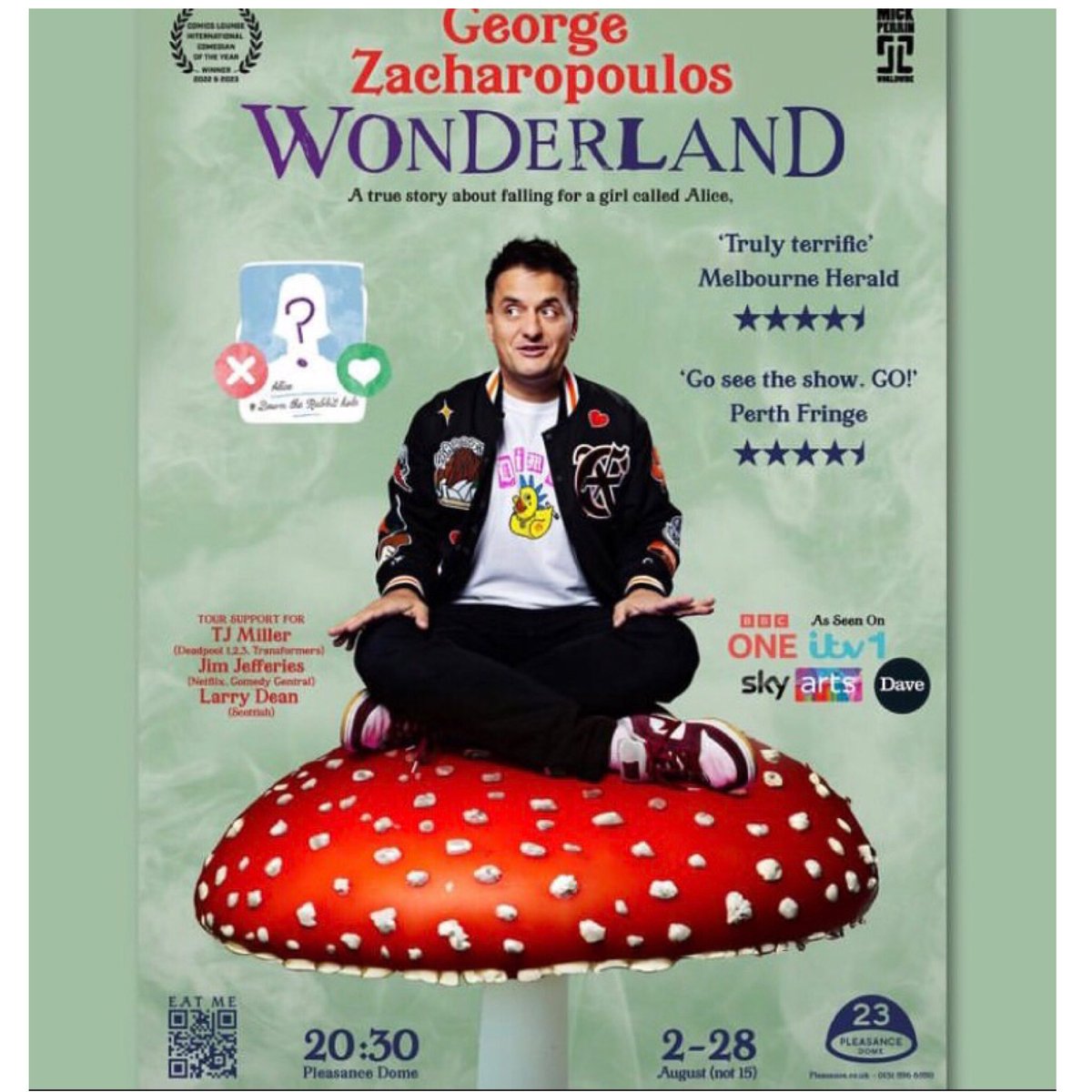 Humans of the Fringe: The people’s story - George Zacharopoulos <a href="/GreekComedian/">George Zacharopoulos</a> #edfringe #comedian #wonderland #standup #comedy <a href="/ThePleasance/">Pleasance</a>
