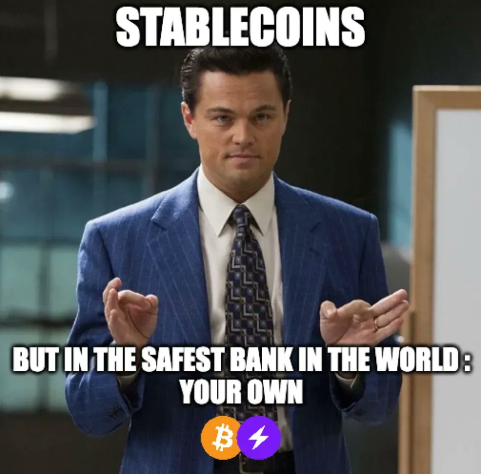 get10101's tweet photo. Good morning!
Friendly reminder: be your own bank 🏦
#Stablesats #Stablecoins #Selfcustody
https://t.co/2jAP8q1rl8 https://t.co/fijTSu2xZA