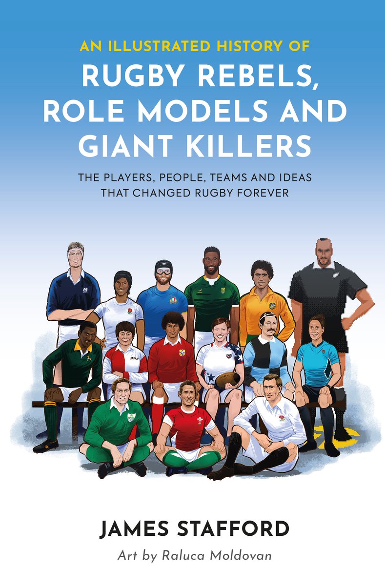 James Stafford ๐บ๐ฆ (@jpstafford) on Twitter photo The release date is fast approaching for my new book 'An Illustrated History of Rugby Rebels, Role Models and Giant Killers'.
Out 7 Sept from <a href="/Polaris_Books/">Polaris Publishing</a> and already available for preorder.
polarispublishing.com/book/an-illustโฆ The release date is fast approaching for my new book 'An Illustrated History of Rugby Rebels, Role Models and Giant Killers'.
Out 7 Sept from <a href="/Polaris_Books/">Polaris Publishing</a> and already available for preorder.
polarispublishing.com/book/an-illustโฆ